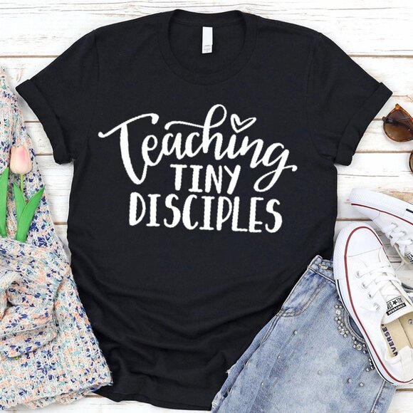 Gildan Other - Teaching Tiny Disciples Christian T-Shirt
